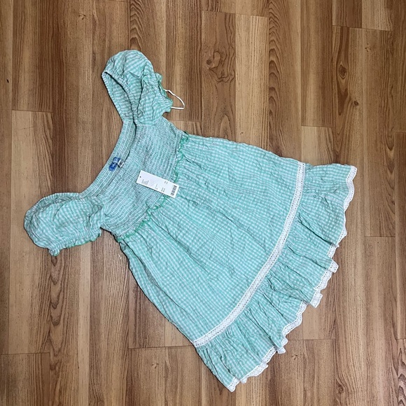 Urban Outfitters Marseille Gingham Smocked
Mini Dress - Picture 5 of 6